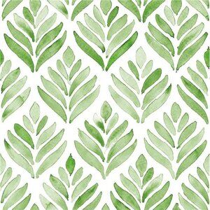 Boho Watercolor Tulip Peel Stick Wallpaper 17.7in